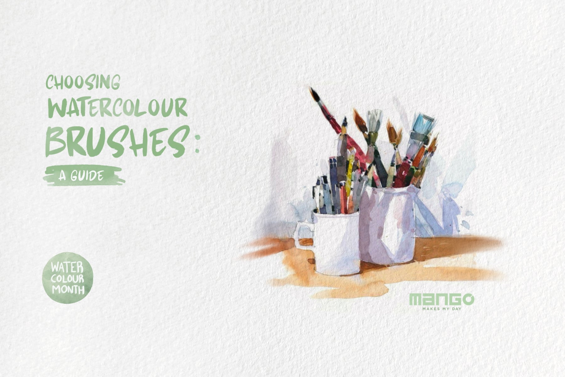 Choosing Watercolour Brushes: A Guide