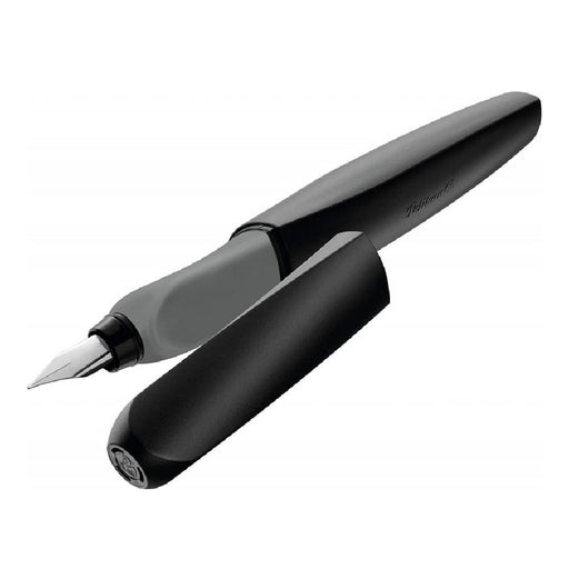 pelikan-946814-twist-classy-neutrals-fountain-pen-black-front-view