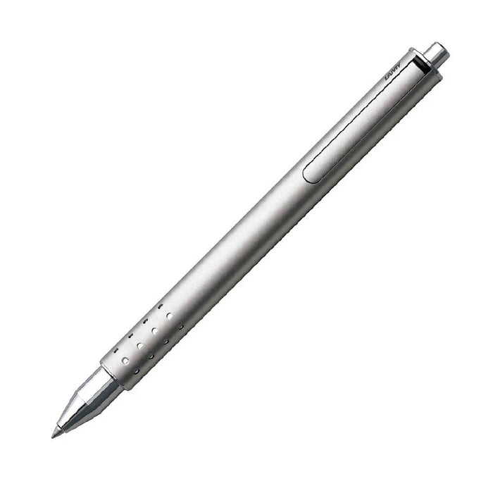 lamy-swift-rollerball-pen-palladium-(M)-front-view