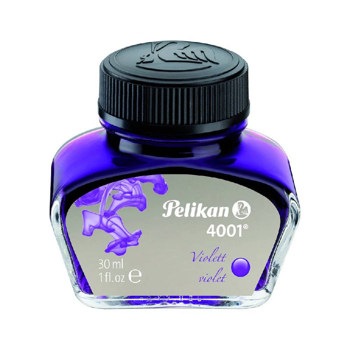 pelikan-4001-ink-bottle-30-ML- violet-front-view