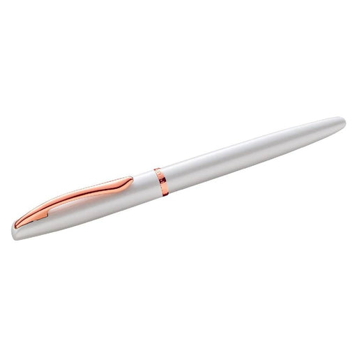 pelikan-jazz-noble-elegance-fountain-pen-pearl-white-front-view