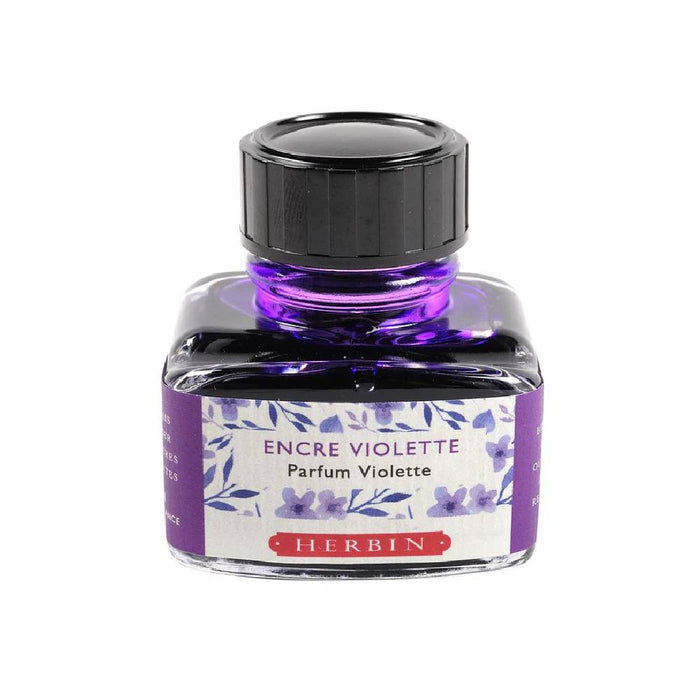 herbin-perfumed-ink-bottle 13777T-(Purple/Violet - 30ML)-front-view