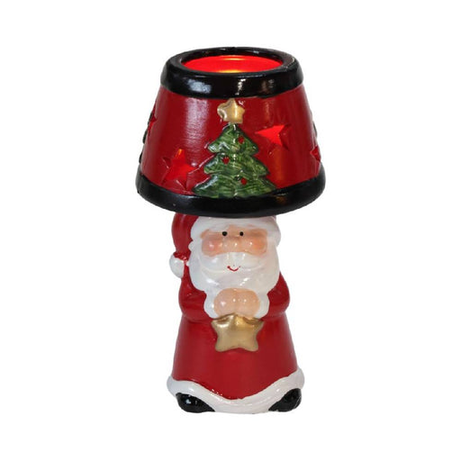 christmas-decoration-scene- white/red-front-view-1