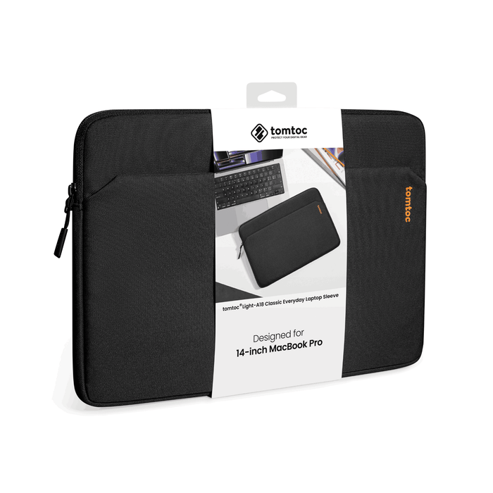 Tomtoc Light - A18 Laptop Sleeve 13 inch - Black