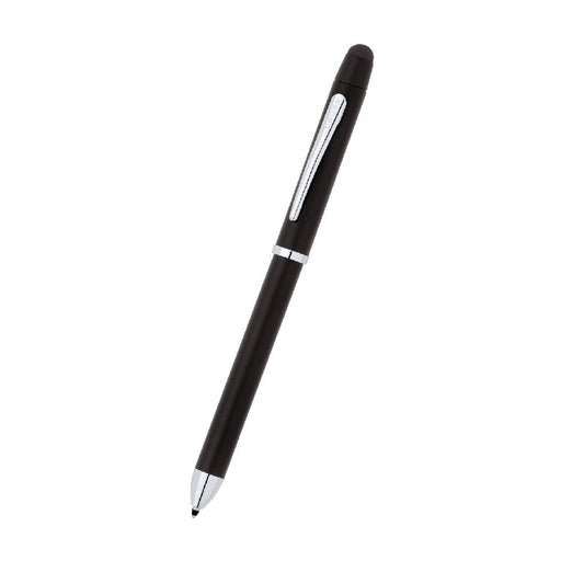 cross-AT0090-3-tech3-multifunction-pen-black-with-chrome-trims-front-view