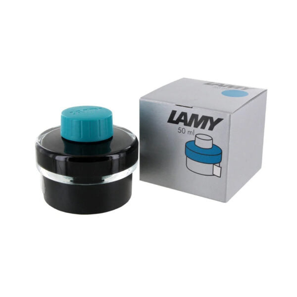 lamy-T52-ink-bottle-50ml- turquoise-packaging-view