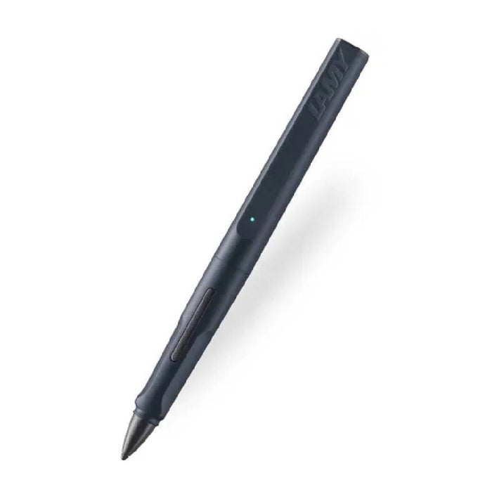 lamy-safari-note+-digital-writing-stylus-pen-(4E2)-steel-blue-front-view