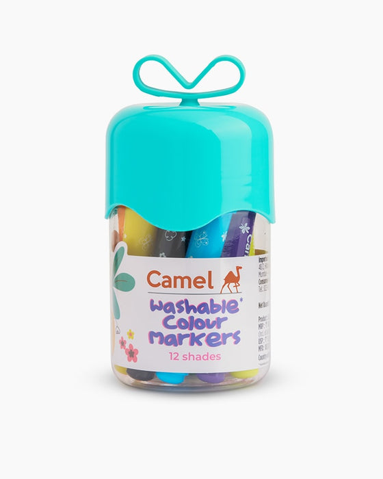 Camel - Washable Colour Markers Set 12 Shades