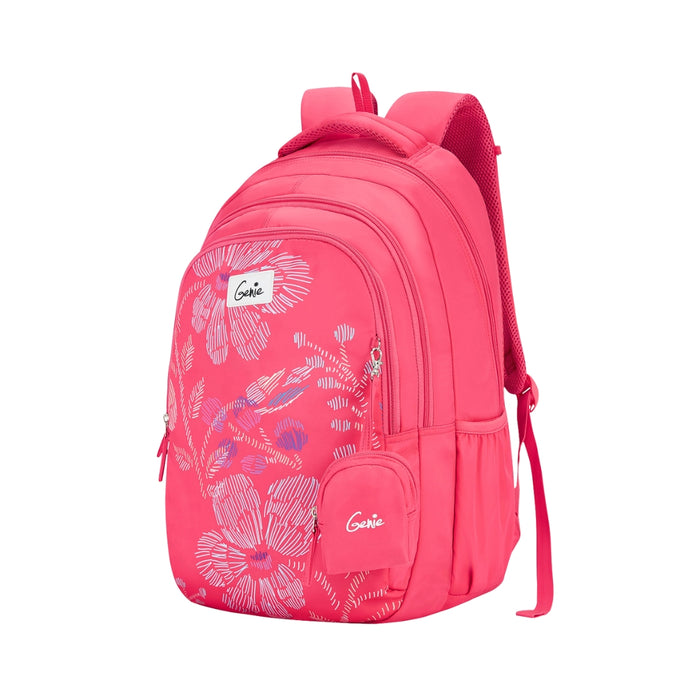 Genie Sprinkle 36L School Backpack With Premium Fabric - Pink (19")