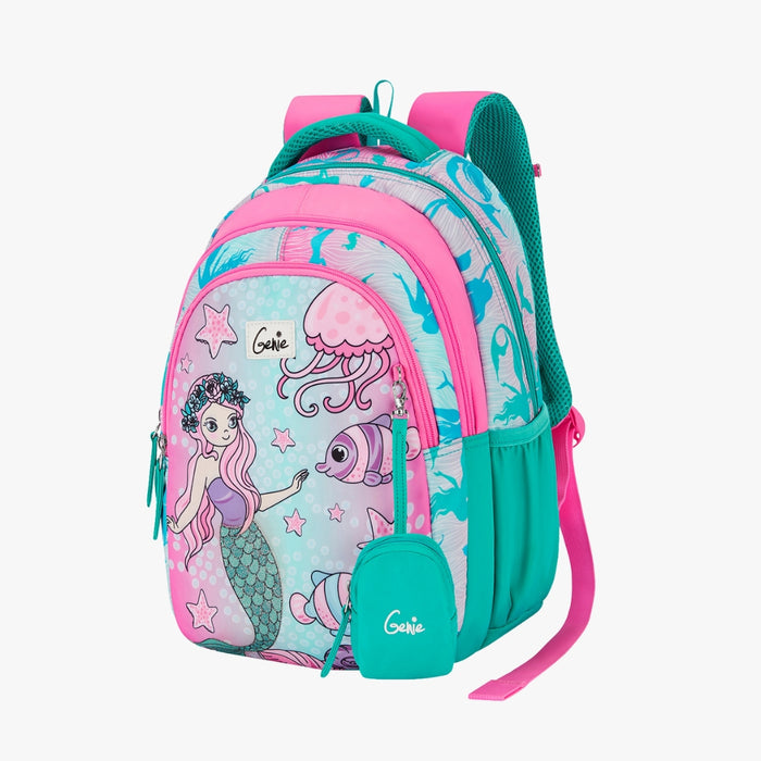 Genie Melody Small Backpack With Comfortable Padding for Kids - Teal (15")