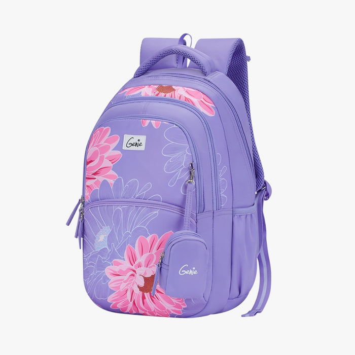 Genie Buttercup 27L Juniors Backpack With Easy Access Pockets - Lavender (17")
