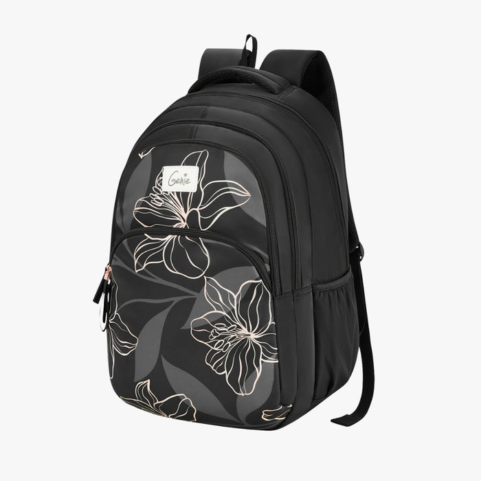 Genie Radiant 36L Laptop Backpack With Raincover - Black (19")