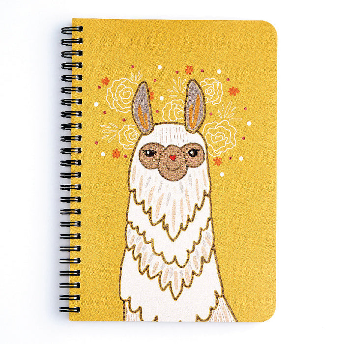 factor-notes-llama-plain-spiral-notebook-front-cover-view