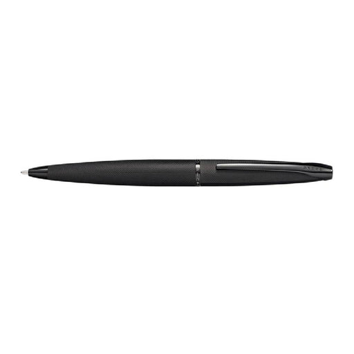 cross-882-41-ATX-ballpoint-pen-brushed-black-front-view