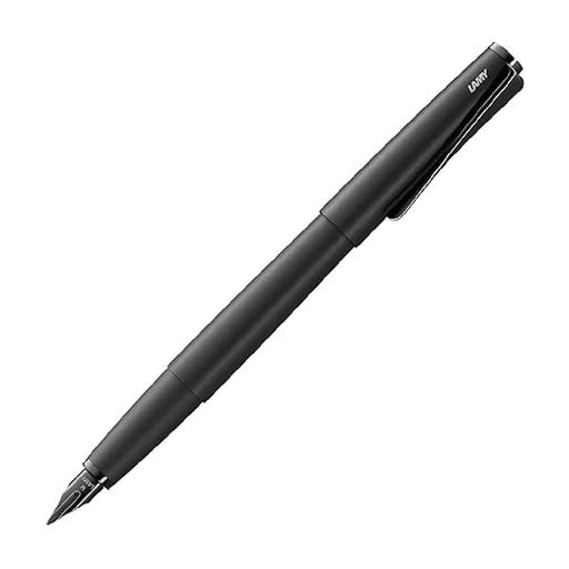 lamy-studio-lx-all-black-fountain-pen-front-view