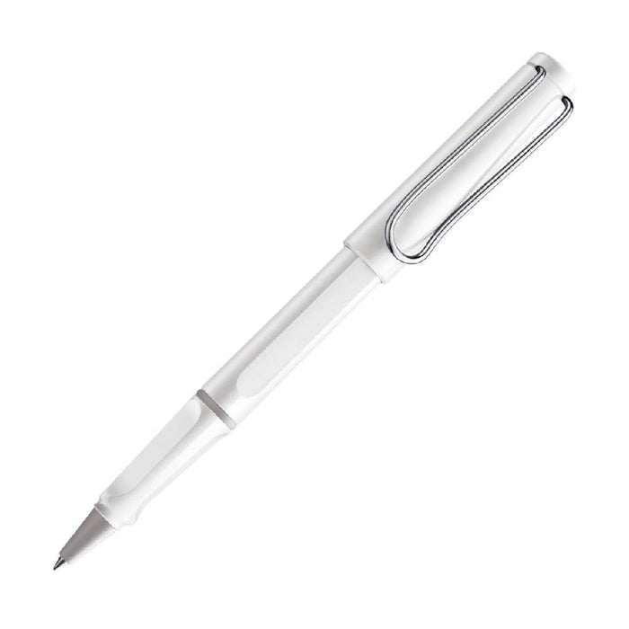 lamy-safari-rollerball-pen-(M)- white-front-view