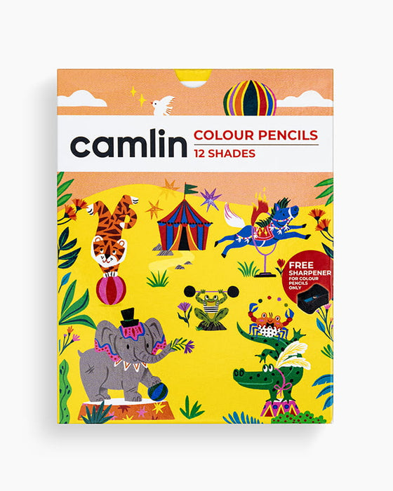 Camel Half size Colour Pencils Set (12 Shades)