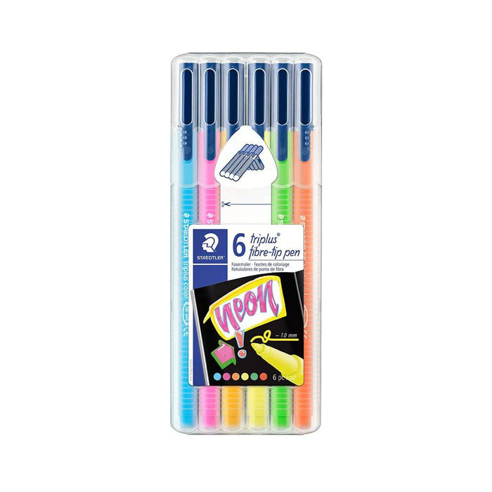 Staedtler Triplus Fibre Tip Pens - Set of 6