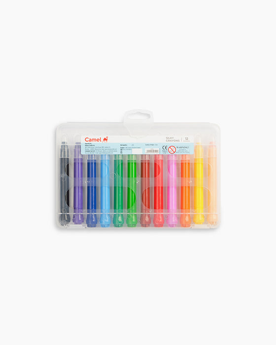 Camel - Silky Crayons Set 0f 12 Shades