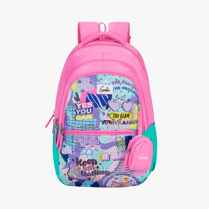 Genie Whimsy 36L Laptop Backpack With Laptop Sleeve - Pink (19")