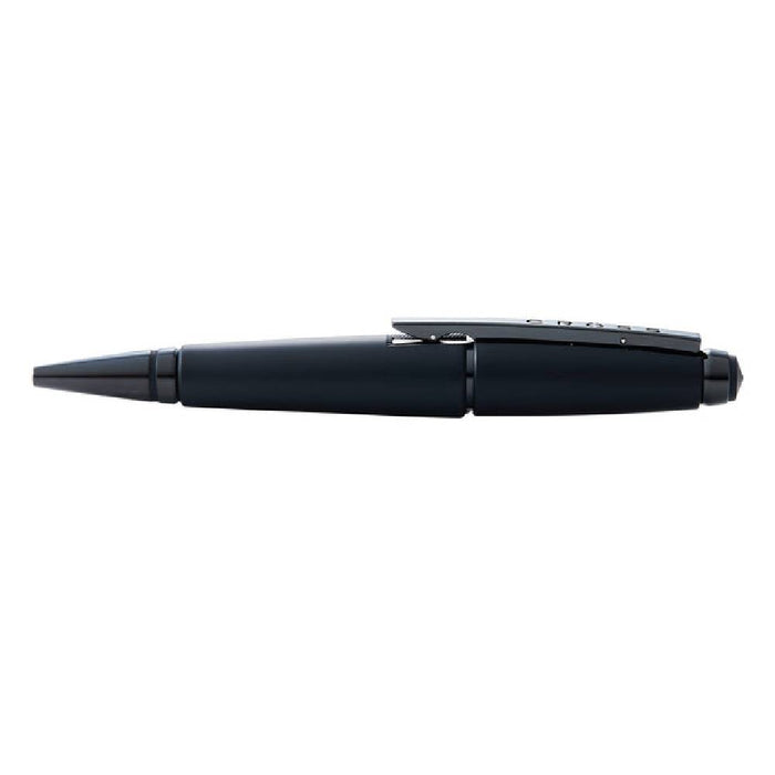 cross-edge-AT-555-11-matte-black-lacquer-gel-rollerball-pen-side-view