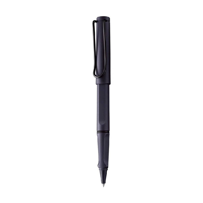 lamy-3E2-safari-steel-black-rollerball-pen-(M)-open-view