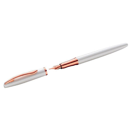 pelikan-jazz-noble-elegance-fountain-pen-pearl-white-open-view