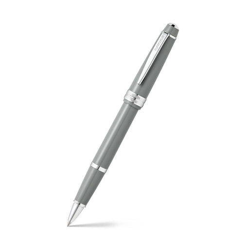 cross-AT0745-3-bailey-light-rollerball-pen-grey-with-chrome-trims-open-view