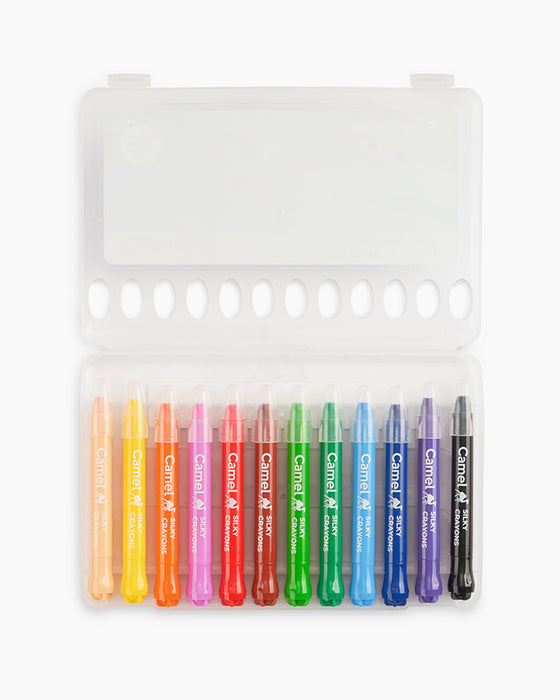 Camel - Silky Crayons Set 0f 12 Shades