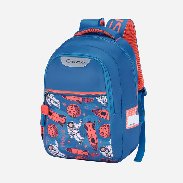 Genius by Safari Astro 23L Blue School Backpack - Blue
