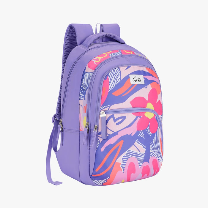 Genie Paradise 36L Laptop Backpack With Raincover - Lavender (19")