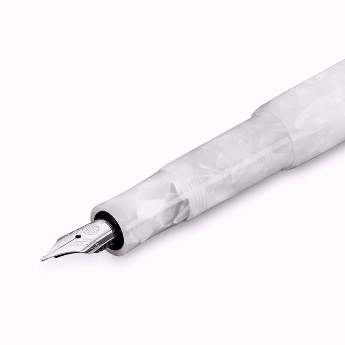 kaweco-ART-sport-mineral-white-CT-fountain-pen-nib-view