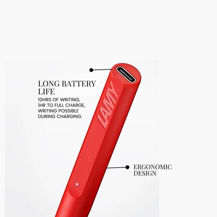 LAMY Safari Note+ Digital Writing Stylus Pen (4A2) - Red