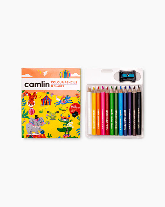 Camel Half size Colour Pencils Set (12 Shades)