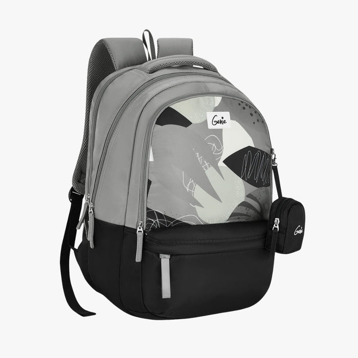Genie Lucy 40L Laptop Backpack With Laptop Sleeve - Grey(19")