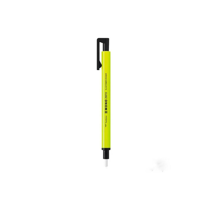 Tombow-mono-zero-mechanical-eraser-neon-yellow-front-side