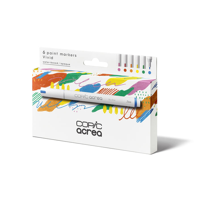 Copic acrea 6 colors set (Vivid)