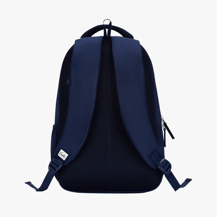 Genie Blahblah 27L Juniors Backpack With Easy Access Pockets - Navy Blue(17")