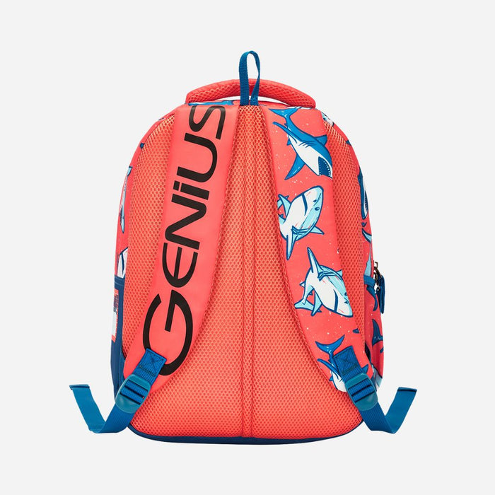 Genius by Safari Splash 23L Blue School Backpack - Blue