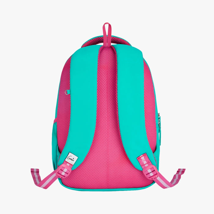 Genie Fruity Small Backpack With Comfortable Padding for Kids - Teal (15")