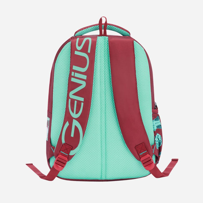 Genius by Safari Astro 23L Blue School Backpack - Red