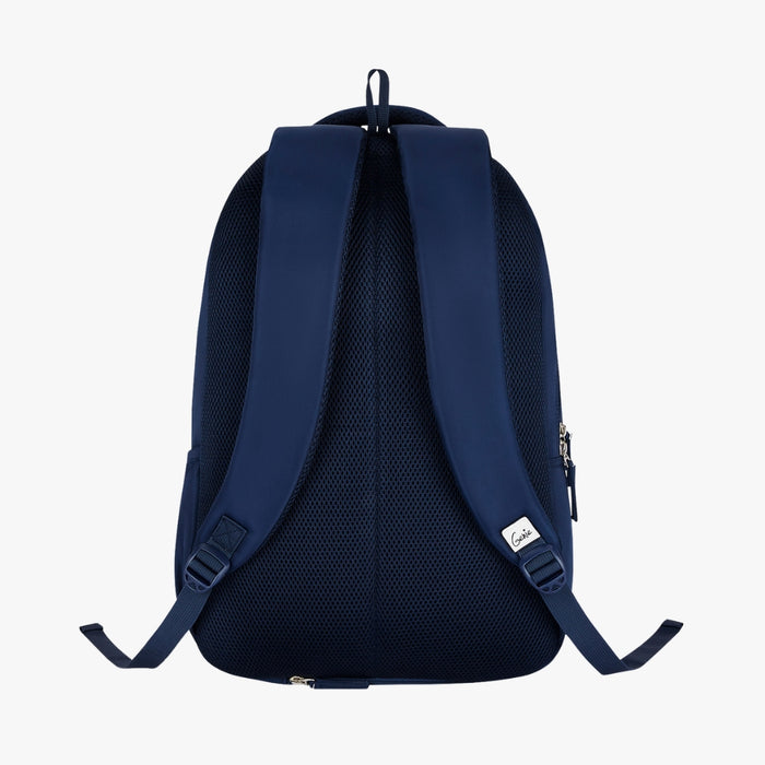 Genie Phoenix 36L Laptop Backpack With Raincover - Navy Blue (19")