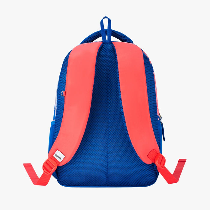 Genie Melody Small Backpack With Comfortable Padding for Kids - Blue (15")