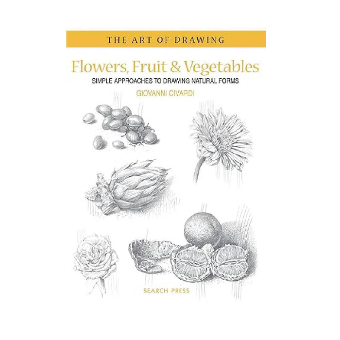 Art of Drawing: Flowers, Fruit & Vegetables: Simple approaches to drawing natural forms By Giovanni Civardi (Paperback)