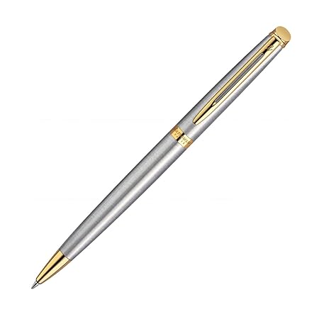 waterman-hemisphere-stainless-steel-gt-ballpoint-pen-front-view