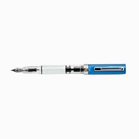 twsbi-eco-transparent-blue-CT-fountain-pen-(M)-side-view