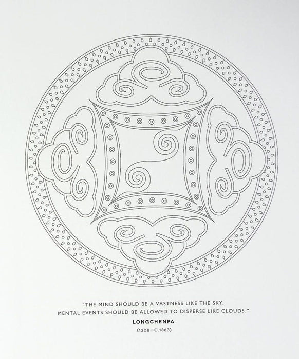 Buddhist Mandalas Colouring Book