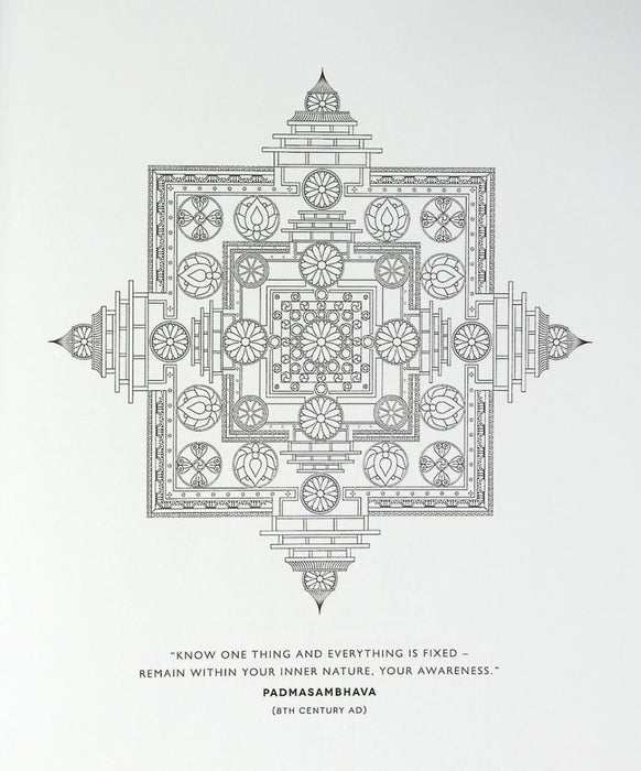 Buddhist Mandalas Colouring Book