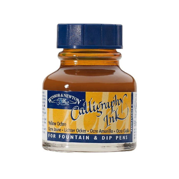 Winsor & Newton Calligraphy Ink (30ml) - Yellow Ochre