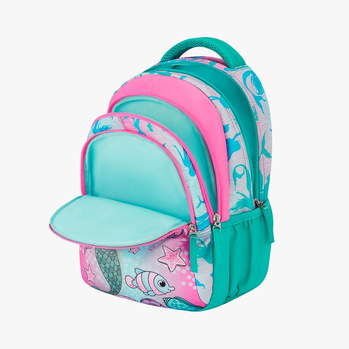 Genie Melody Small Backpack With Comfortable Padding for Kids - Teal (15")